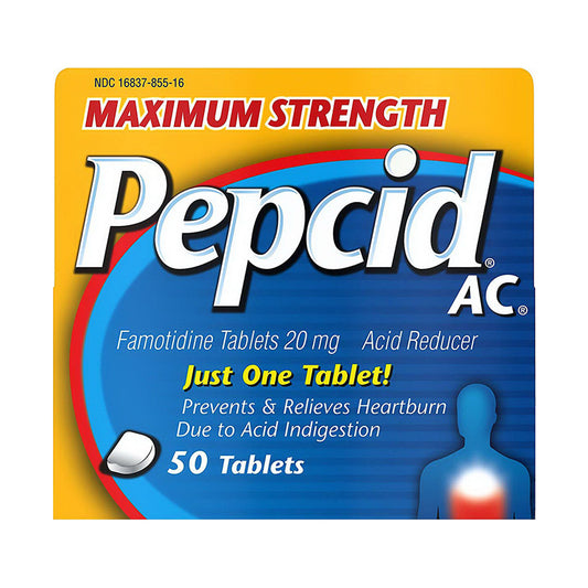 Pepcid AC Maximum Strength For Heartburn Prevention & Relief - 75 Ea