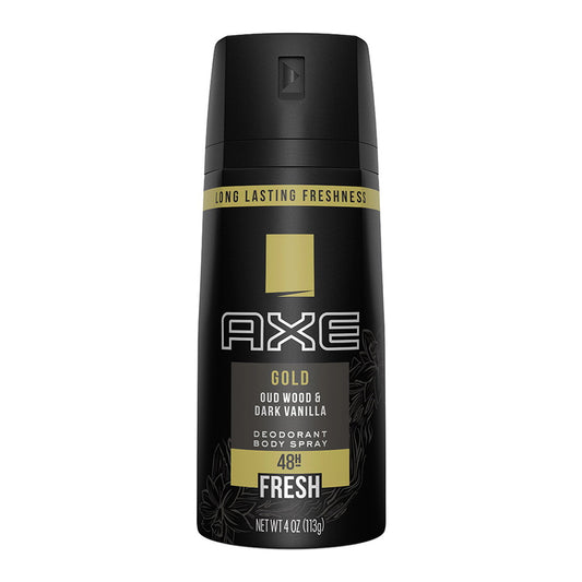 Axe Gold Body Spray for Men, 4 OZ
