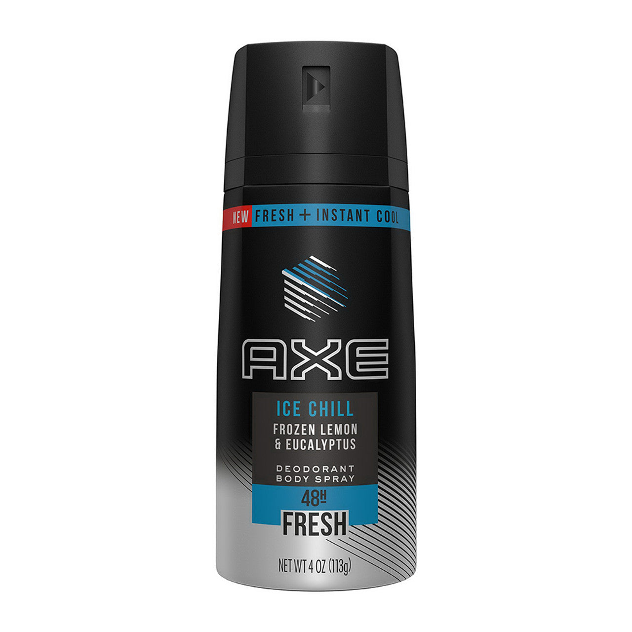 Axe Ice Chill Frozen Lemon & Eucalyptus Scent 48-Hour Fresh Deodorant Body Spray, 4 Oz