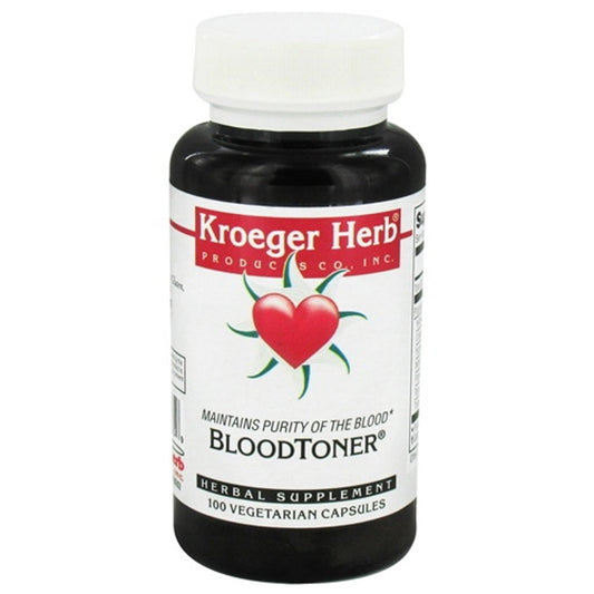 Kroeger Herbs Herbal Combination Blood Toner Vegetarian Capsules - 100 Ea