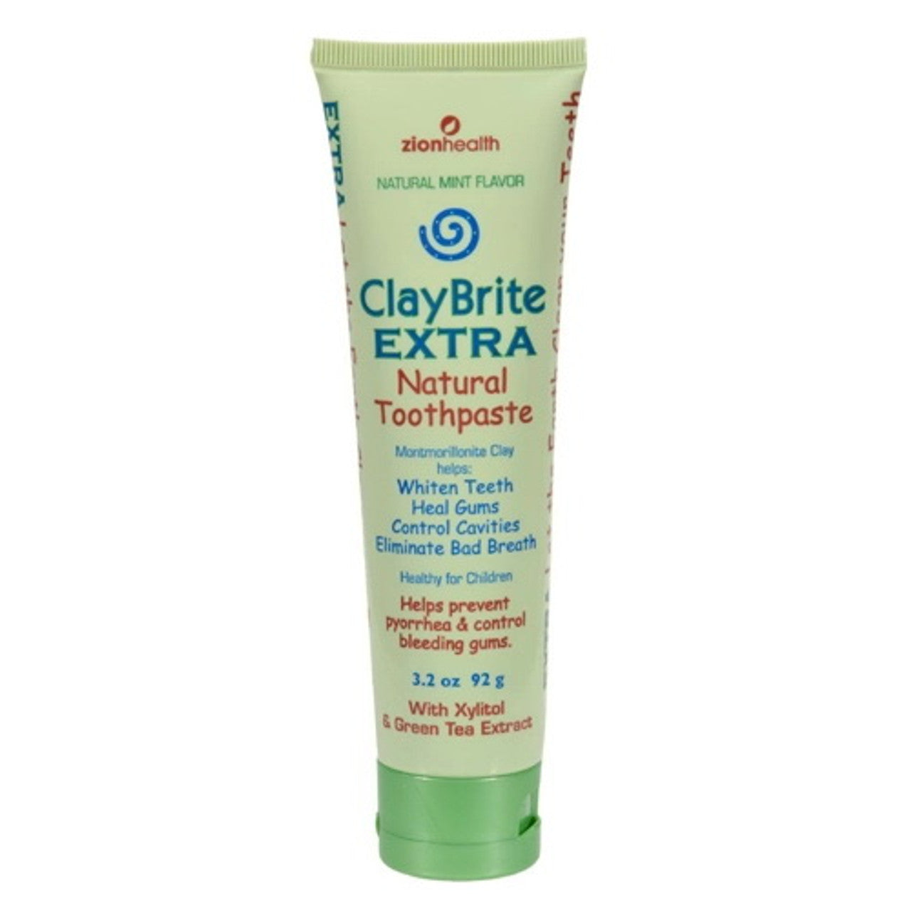 Zion Health Claybrite Extra Strength Toothpaste, 3.2 oz