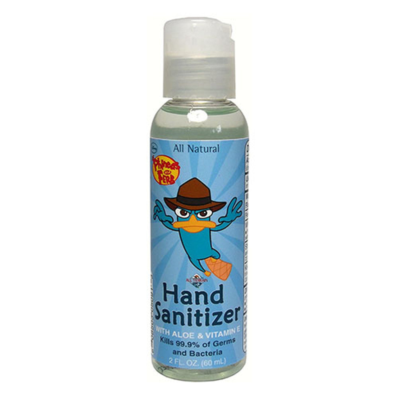 All Terrain Phineas and Ferb Natural Hand Sanitizer With Aloe And Vitamins amin E, 2 Oz