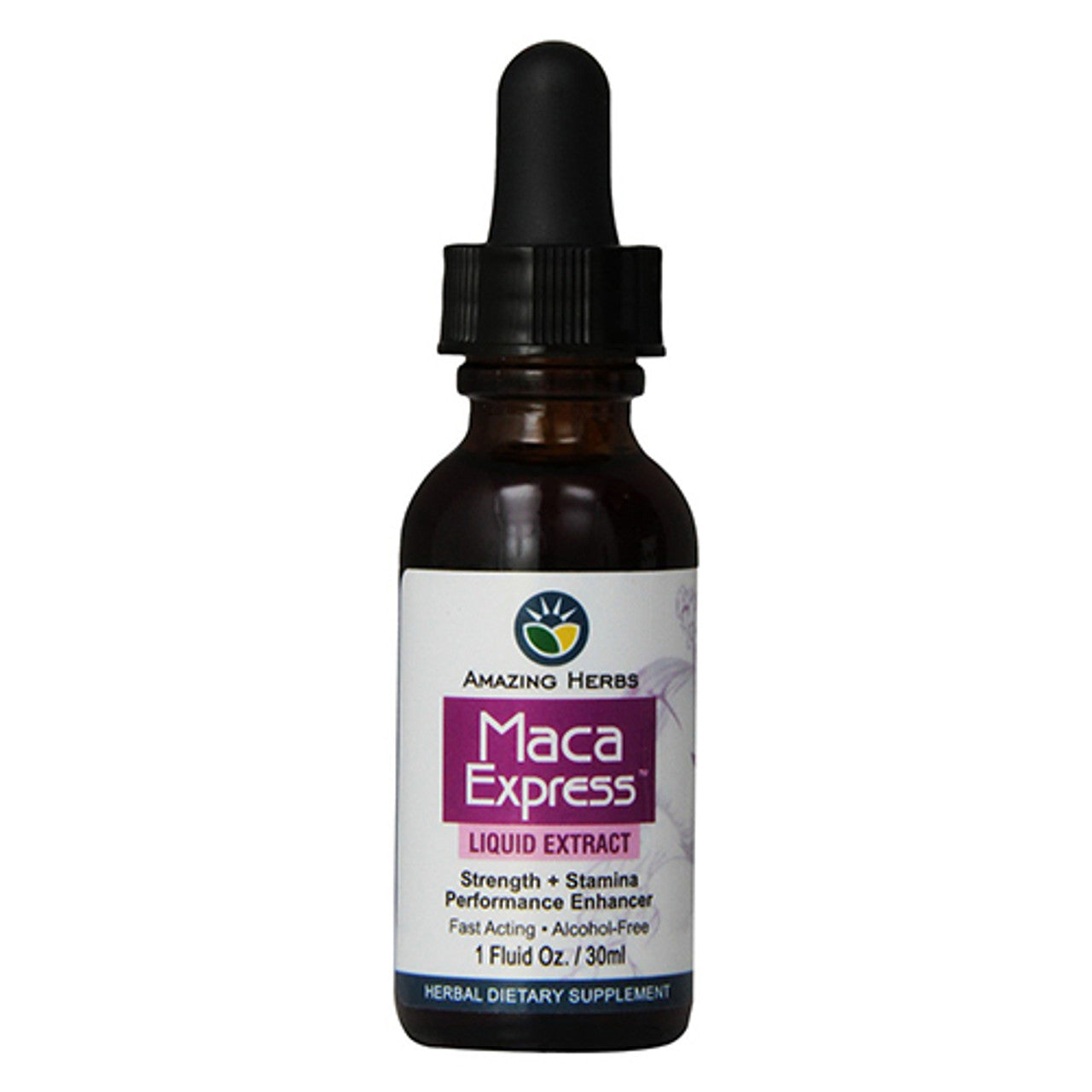 Amazing Herbs Maca Express Liquid Extract, Performance Enhancer, 1 oz