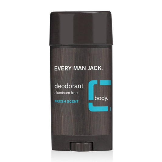 Every Man Jack Body Deodorant, Fresh Scent, 3 Oz