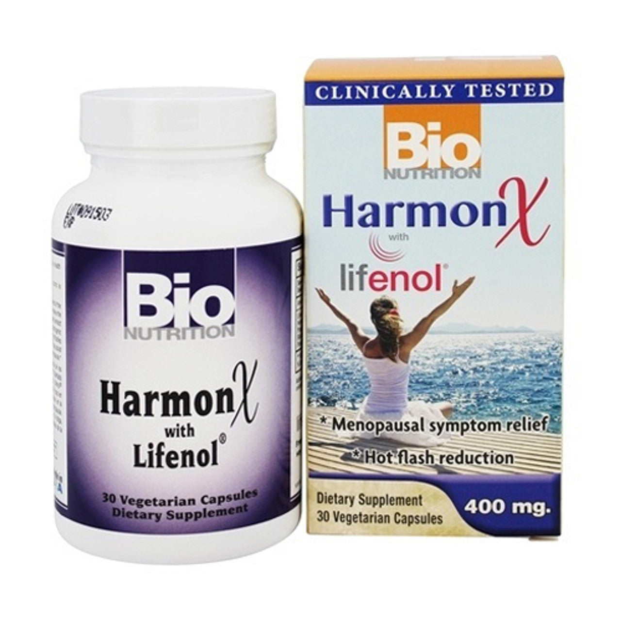 Bio Nutrition HarmonX With Lifenol 400 Mg Vegetarian Capsules, 30 Ea