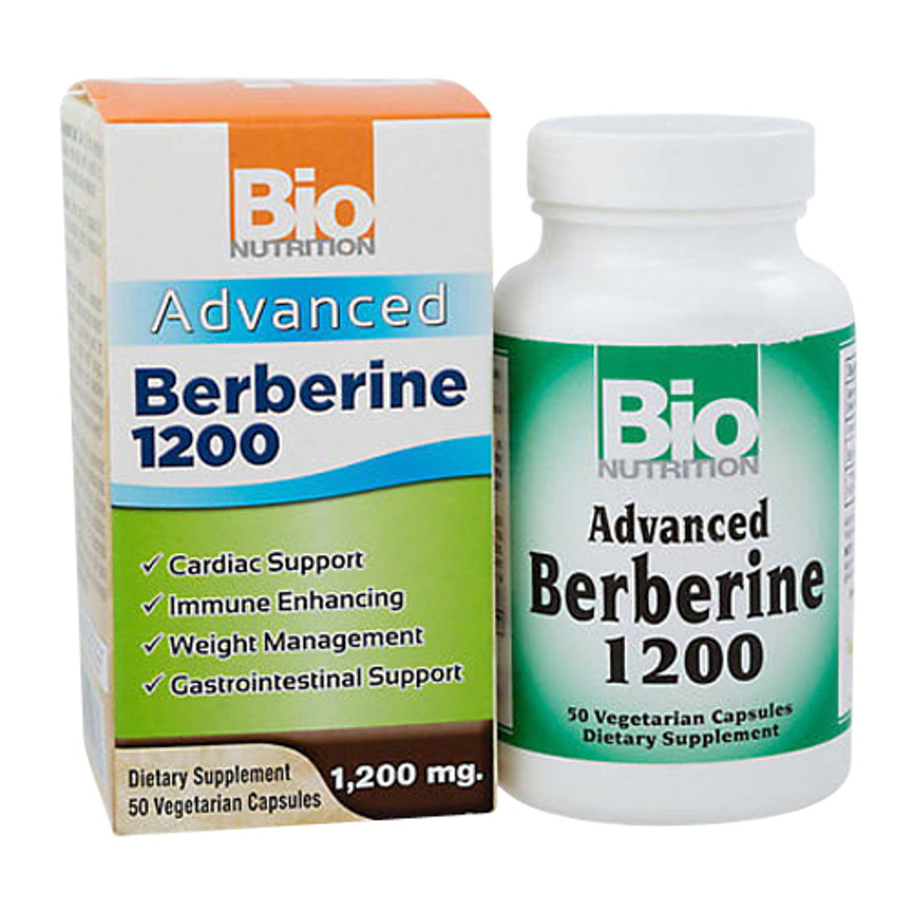 Bio Nutrition Advanced Berberine Vegiterian Capsules 1200 mg, 50 Ea