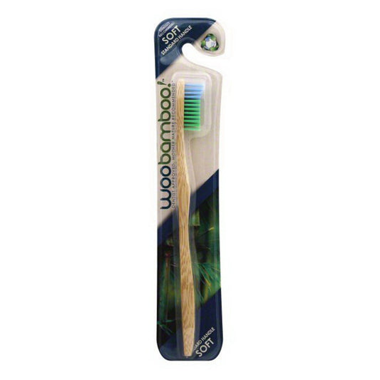 WooBamboo Toothbrush Standard Handle Soft Single, 1 Ea