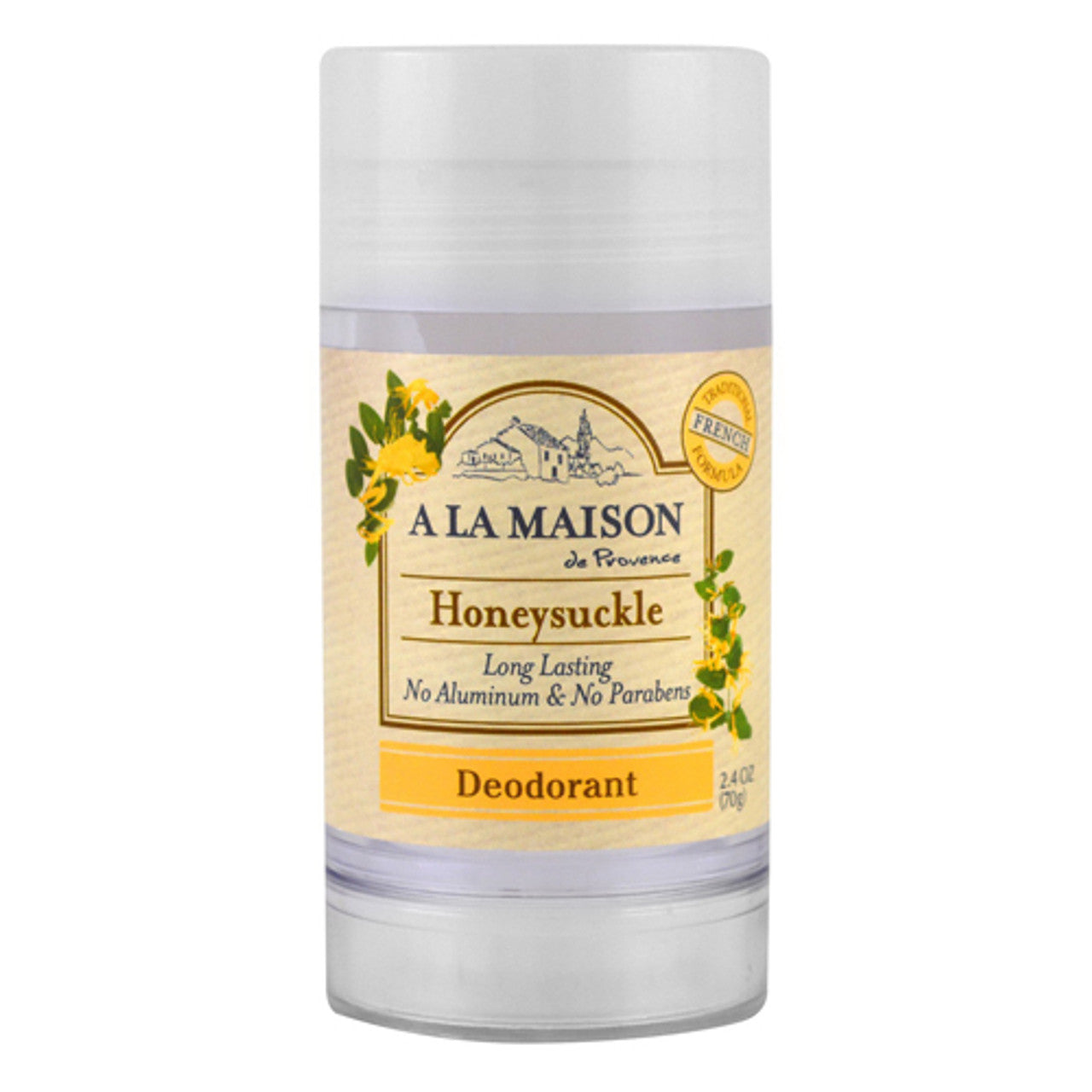 A La Maison De Provence Honeysuckle Long Lasting Deodorant, 2.4 Oz