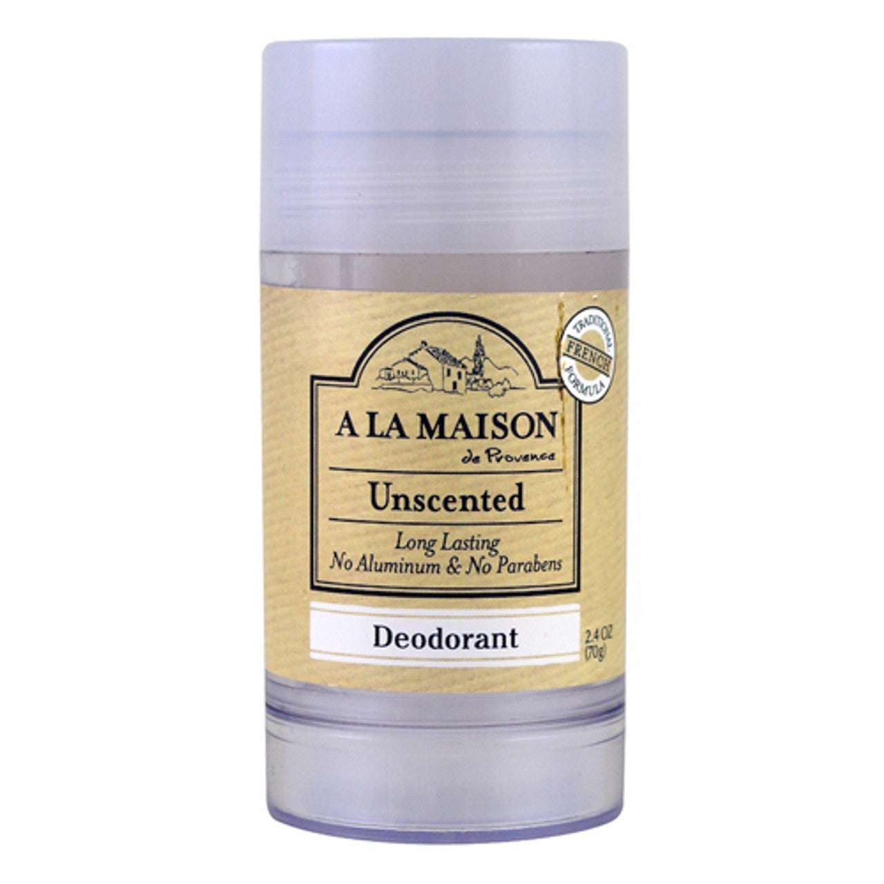 A La Maison De Provence Unscented Long Lasting Deodorant, 2.4 Oz