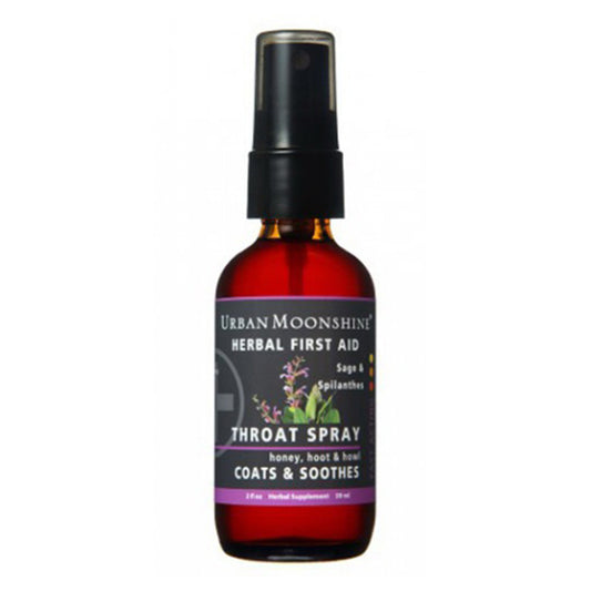 Urban Moonshine Herbal First Aid Throat Spray, 1 Oz