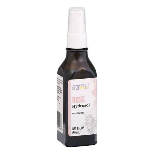 Aura Cacia Rose Hydrosol Mist, 3 Oz