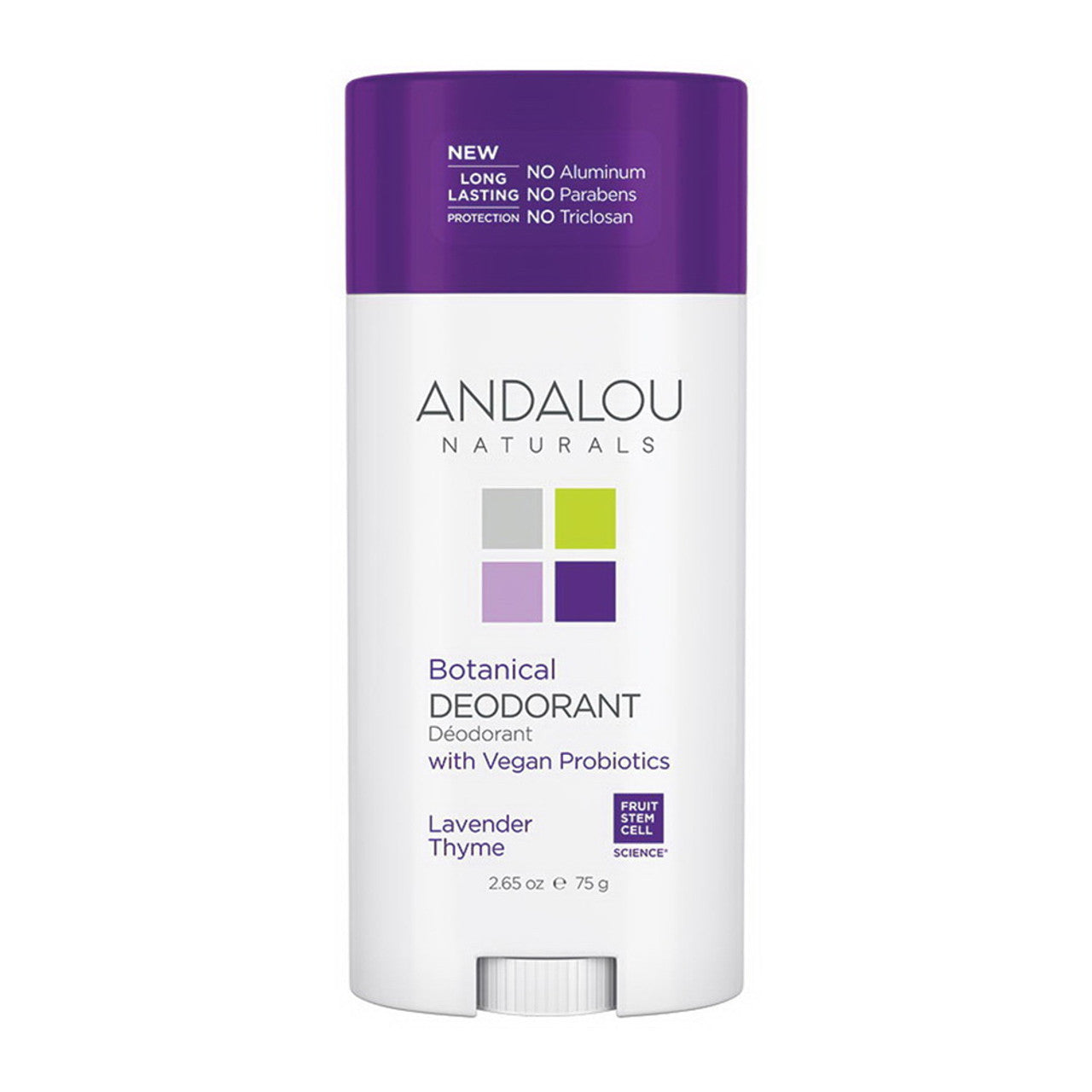 Andalou Naturals Lavender Thyme Botanical Deodorant, 2.65 Oz