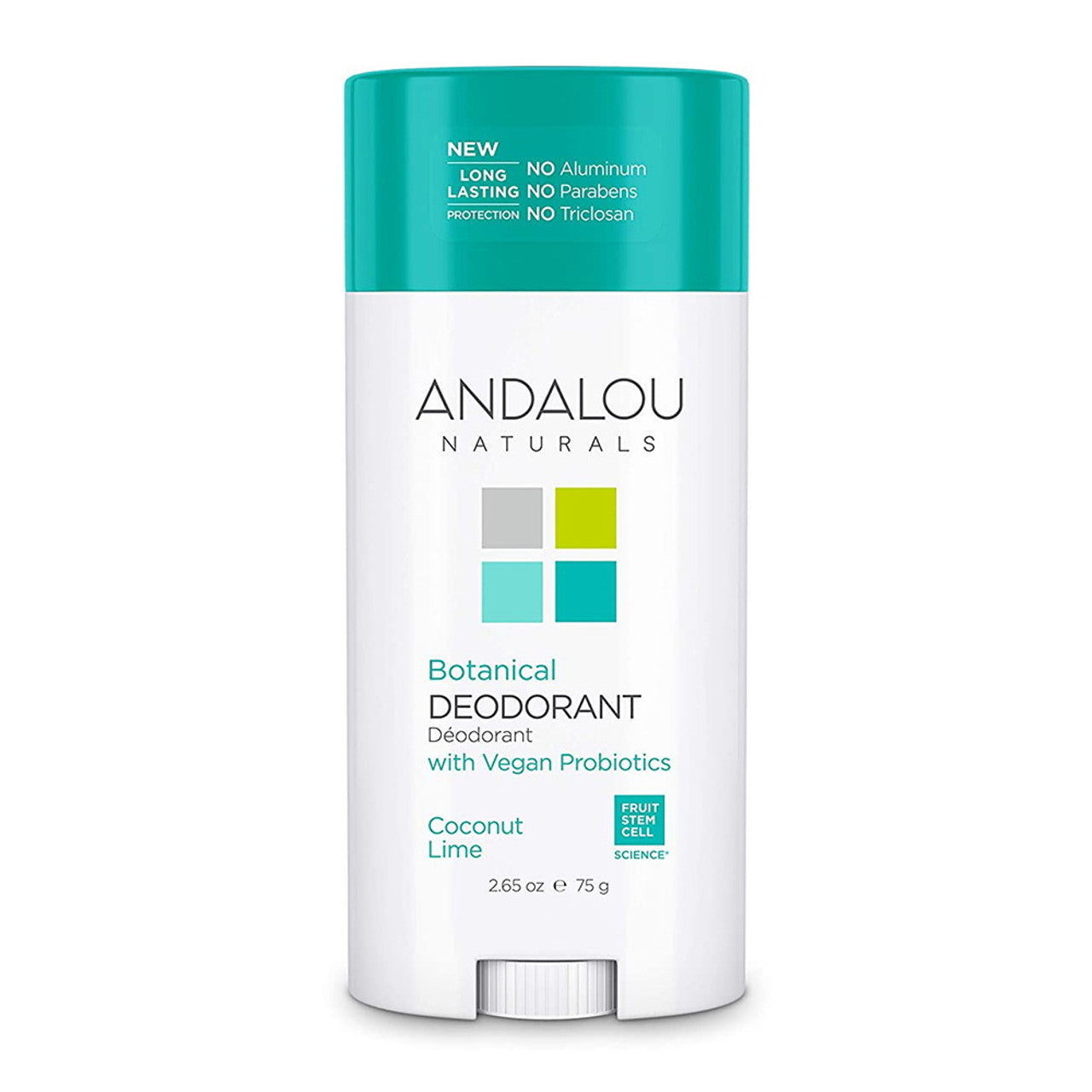 Andalou Naturals Coconut Lime Botanical Deodorant, 2.65 Oz