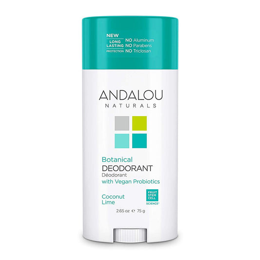 Andalou Naturals Coconut Lime Botanical Deodorant, 2.65 Oz