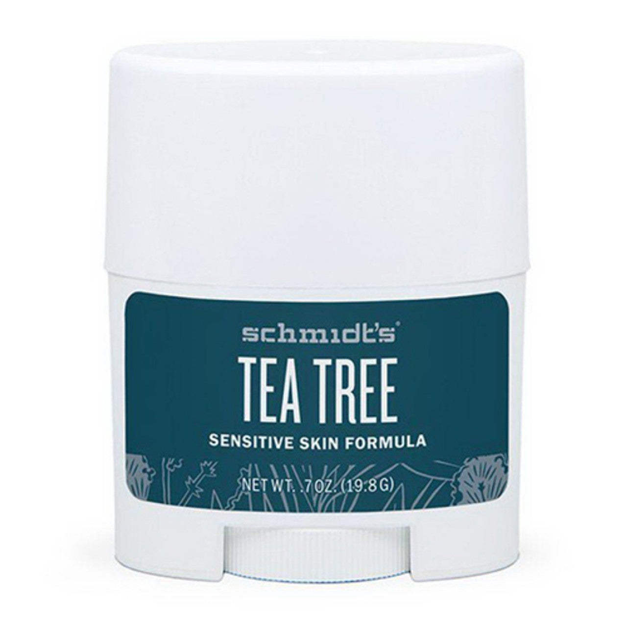 Schmidts Travel Size Sensitive Skin Deodorant Stick Tea Tree, 0.7 Oz
