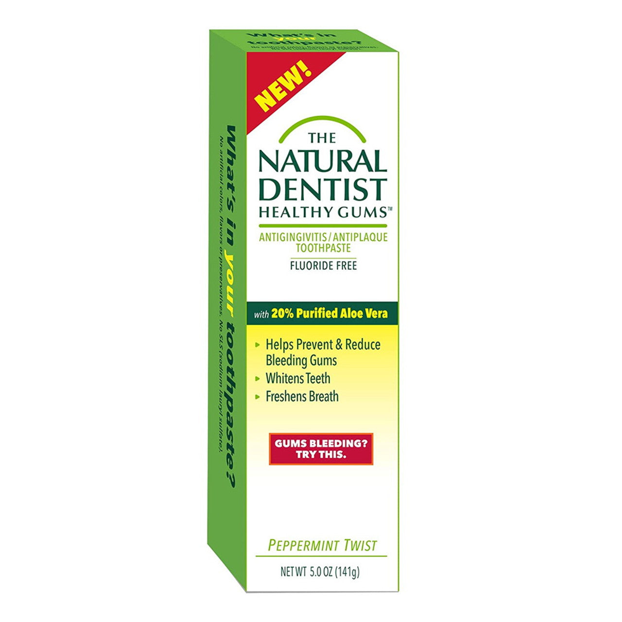 The Naturals Dentist Healthy Gums AntigingiVitamins is and Antiplaque ToothPaste, 5 Oz