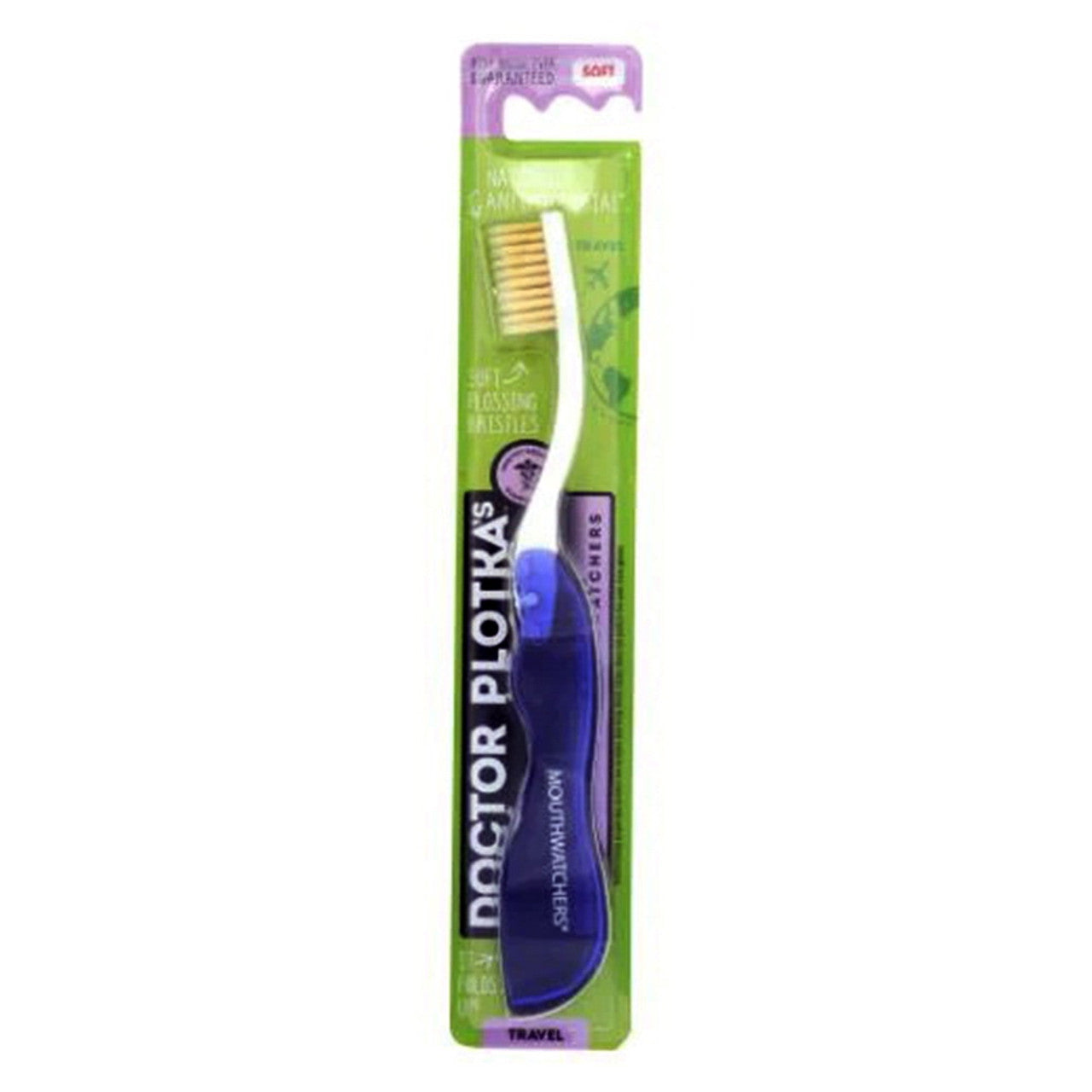 Mouthwatchers Toothbrush Super Soft Flossing Bristles,1 Ea