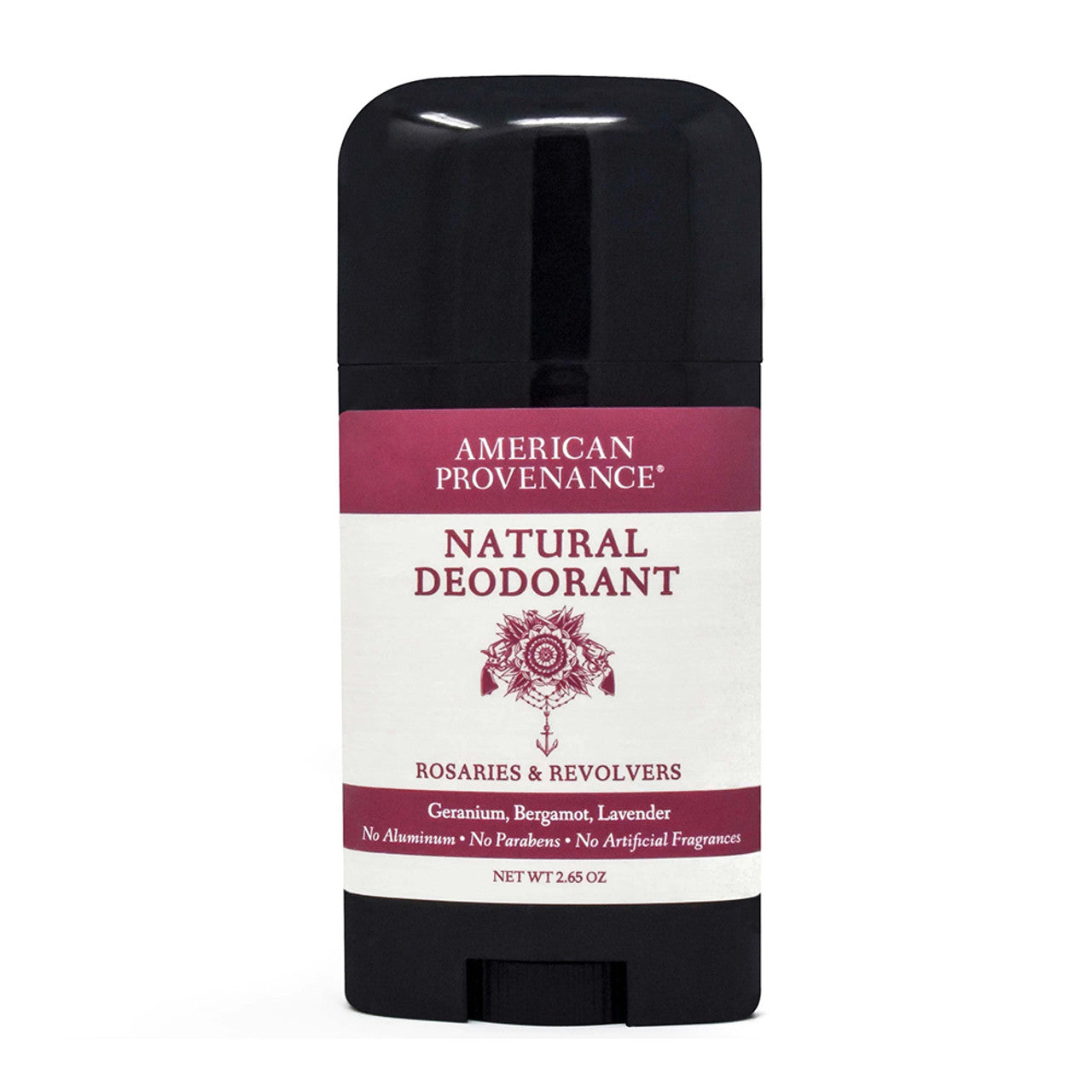 American Provenance Natural Deodorant, Rosaries and Revolvers, 2.65 Oz