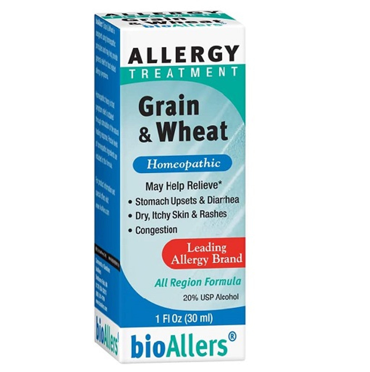 BioAllers Grain and Wheat Homeopathic Allergy Treatment Liquid Drops, 1 Oz