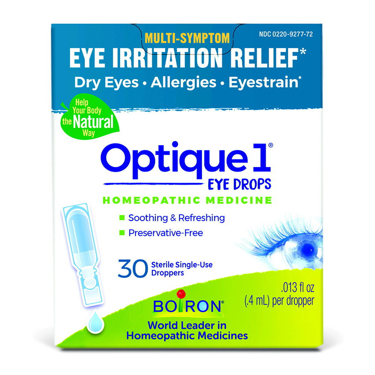 Boiron optique 1 Eye Irritation Relief Eye Drops, 30 doses