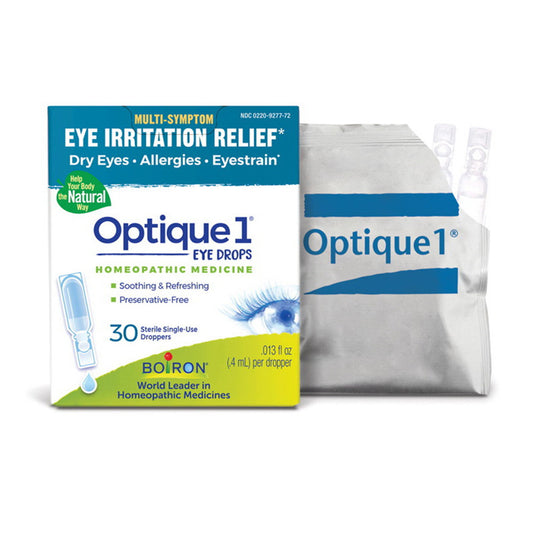 Boiron Optique 1 Eye Irritation Relief Eye Drops, Homeopathic, 10 Doses