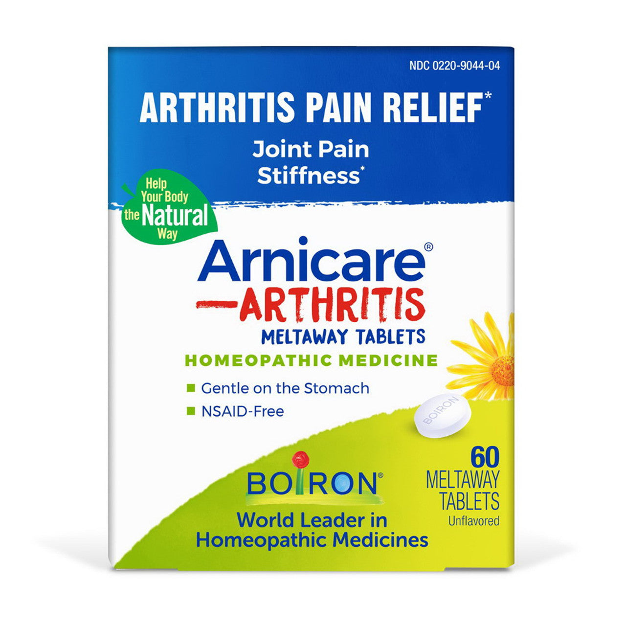 Boiron Arnicare Homeopathic Arthritis Pain Relief Tablets, 60 Ea