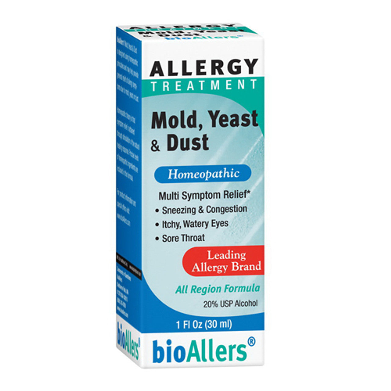 bioAllers Allergy Treatment Mold Yeast and Dust, 1 Oz