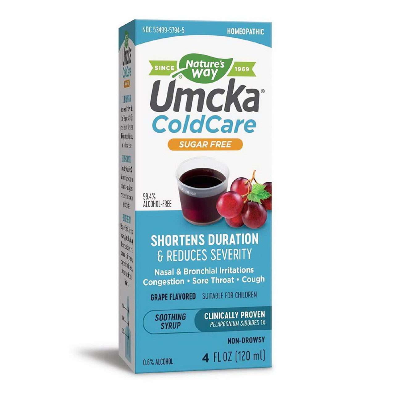 Natures Way UMcKesson a Cold Care Sugar Free Grape Syrup, 4 Oz
