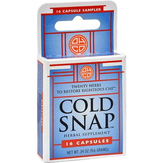OHCO Cold Snap Herbal Supplement Capsules, Ease Cold and Flu Symptons, 16 Ea