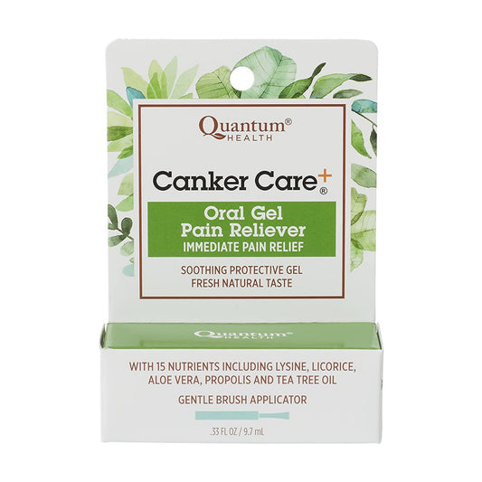 Quantum Health Canker Cover Oral Gel Pain Reliver, 0.33 Oz