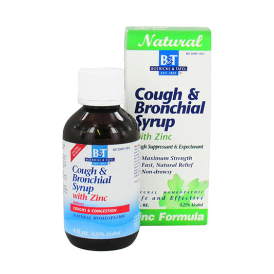 Boericke And Tafel Cough Bronchial Syrup With Zinc - 4 Oz