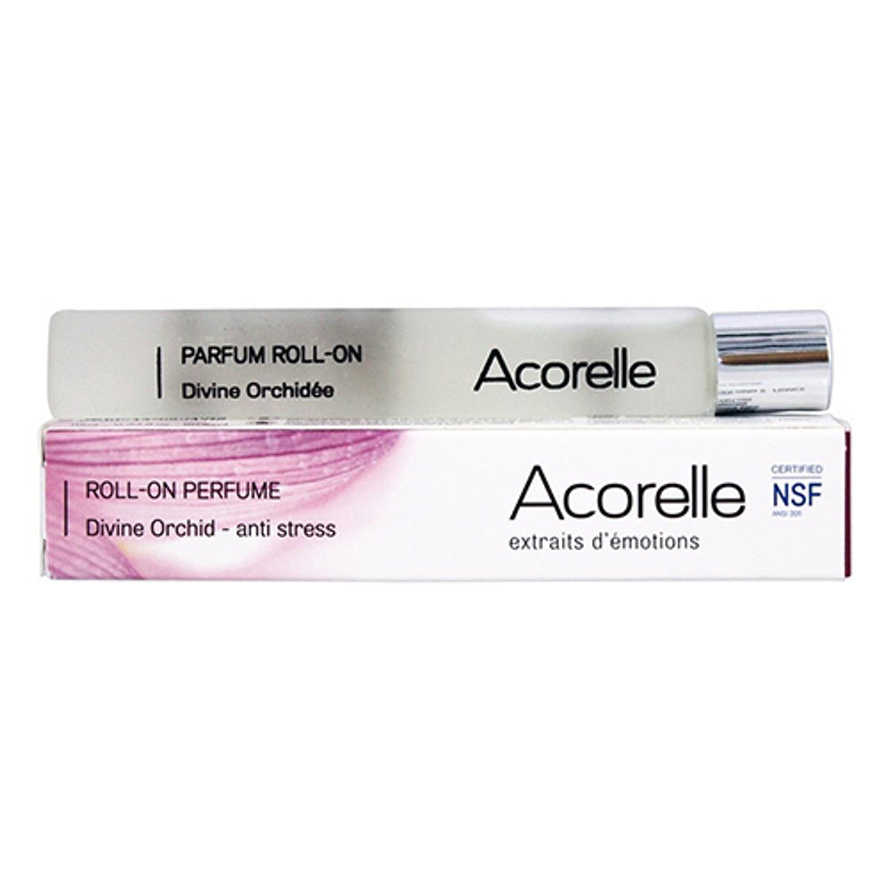 Acorelle Perfume Roll-On Divine Orchid, Anti Stress, 0.33 oz