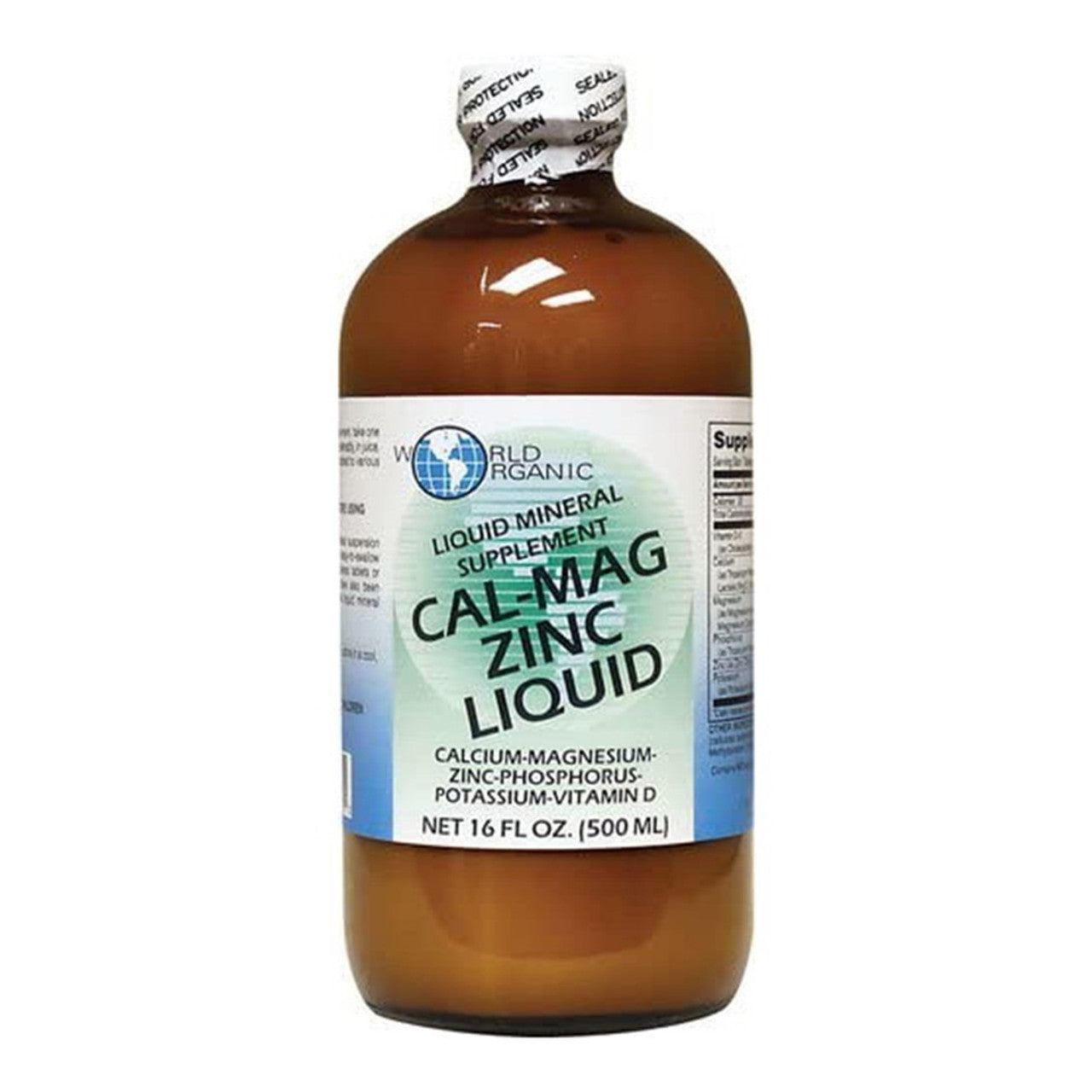 World Organic Cal-Mag Zinc Liquid Supplement, 16 Oz