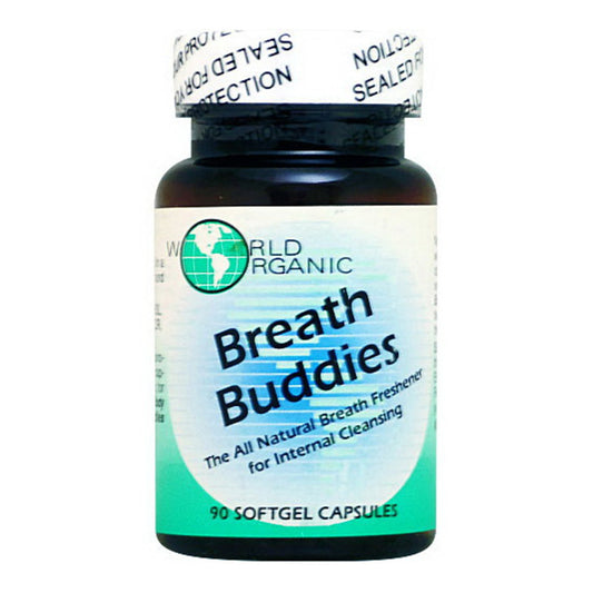 World Organics Breath Buddies Capsules, 90 Ea