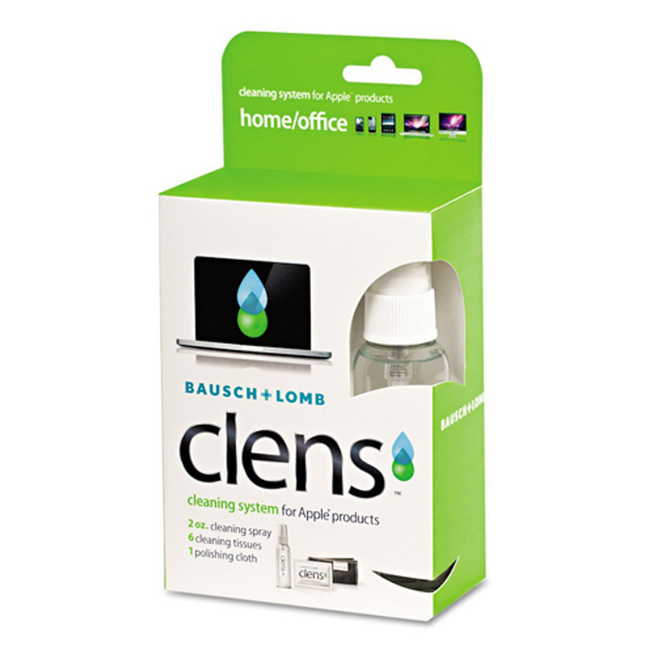 Bausch And Lomb Clens Cleaning System For Apple Products Kit, 1 Ea
