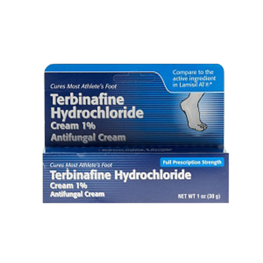 Terbinafine Hydrochloride Antifungal Cream 1% By Taro- 1 Oz