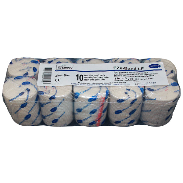 BANDAGE ELASTIC LF 3" VELCRO