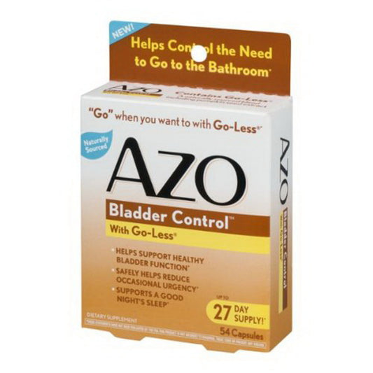 Azo Bladder Control With Go-Less Capsules - 54 Ea