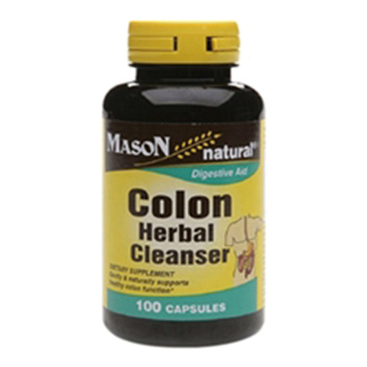 Mason Natural Colon Herbal Cleanser Capsules - 100 Ea