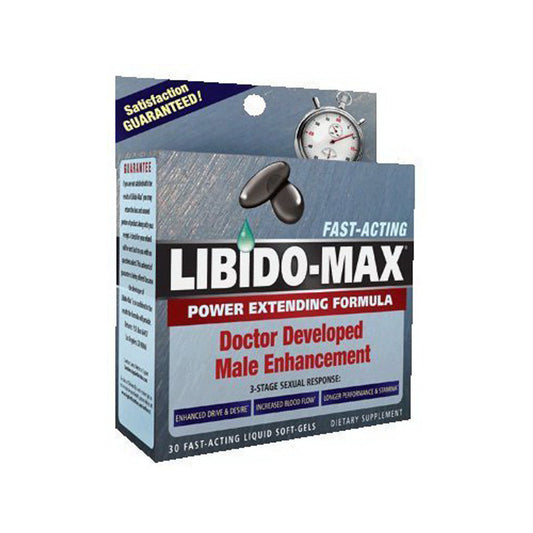 Libido Max Male Enhancement Liquid Softgels - 30 Ea