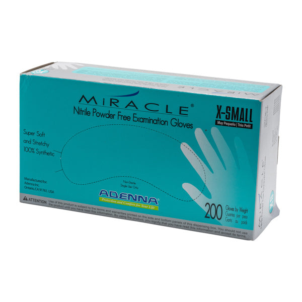 GLOVE EXAM NITRILE P/F X-SMALL