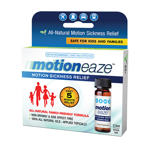 MotionEaze Sickness Relief, All-Natural Topical Liquid - 2.5 Ml