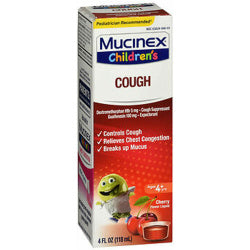 Mucinex Childrens Cough Relief Liquid Cherry, 4oz