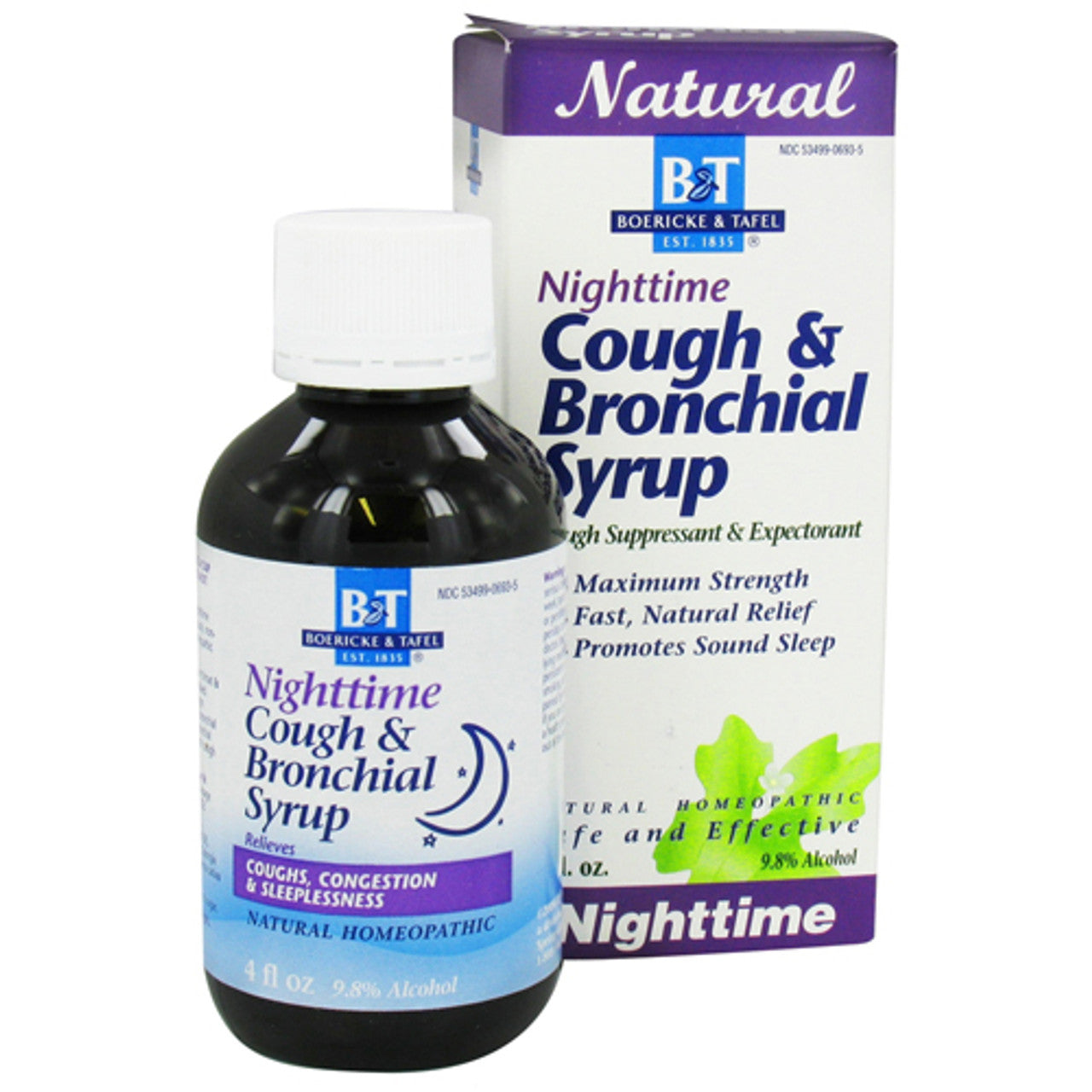 Boericke And Tafel Nighttime Cough And Bronchial Syrup - 4 Oz