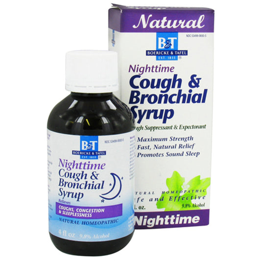 Boericke And Tafel Nighttime Cough And Bronchial Syrup - 4 Oz