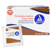 POVIDONE PREP PAD MED