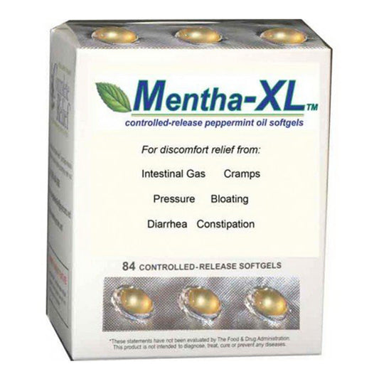 Mentha-Xl Controlled Release Peppermint Oil Softgels - 84 Ea