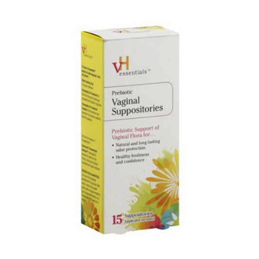 Vh Essentials Prebiotic Vaginal Suppositories - 15 Ea