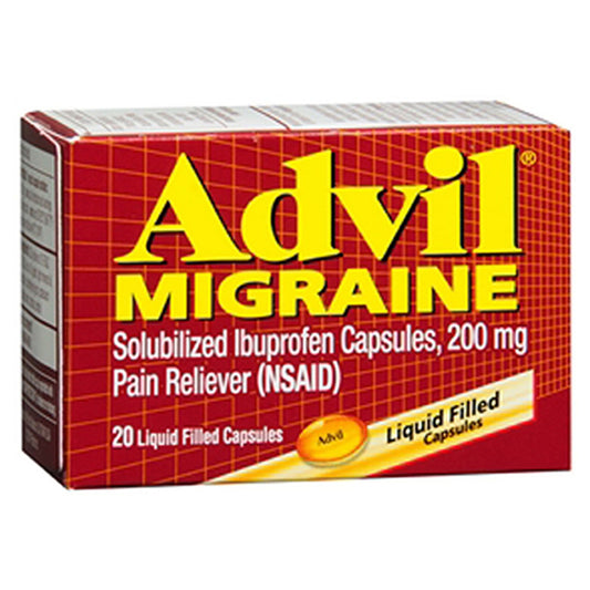 Advil Migraine Pain Reliever Liqui-Gels - 20 Ea