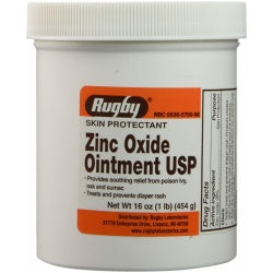 Zinc Oxide Ointment 1Lb Rugby  Pack of 2